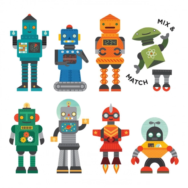 Magnetic Robot Creation Game