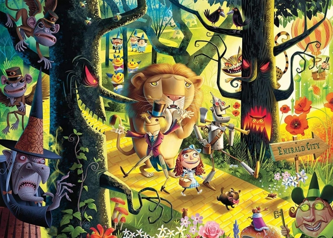 Ravensburger Puzzle Lions, Tigers, and Bears, Oh My! Wizard of Oz 1000 Pieces