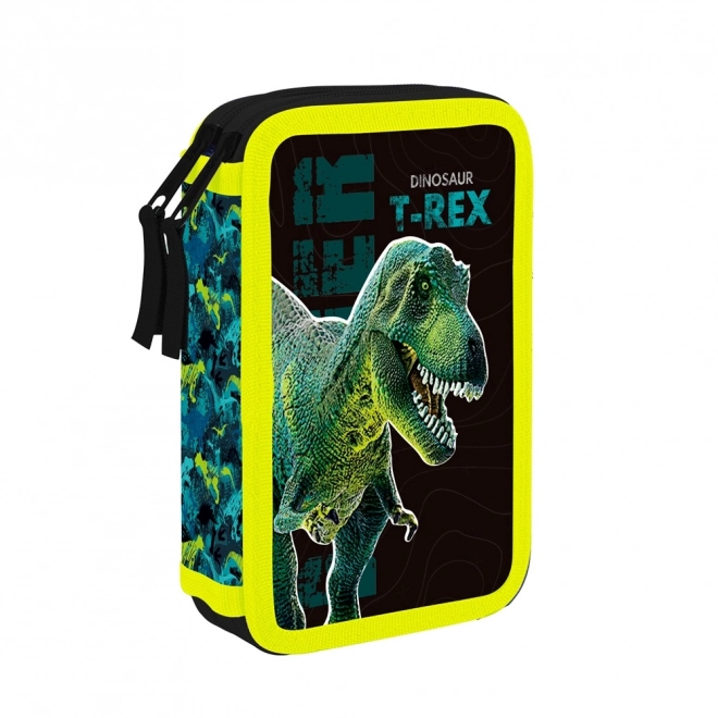 Premium Dinosaur Two-Compartment Pencil Case