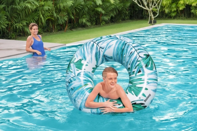 Inflatable Tropical Palms Swimming Ring by Bestway