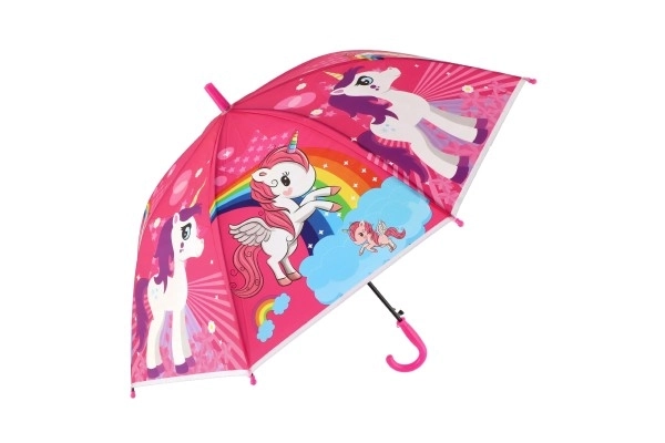 Automatic Kids Umbrella 66cm Assorted Colors