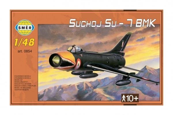 Plastic Model of Sukhoi Su-7 BMK Aircraft