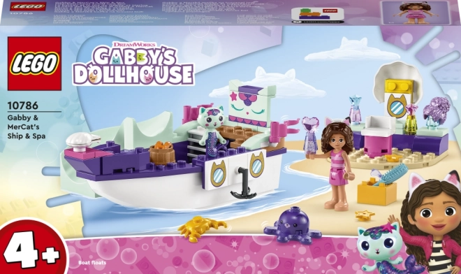 Gabby's Dollhouse: Gabi and Mermaid Kitten's Boat and Spa Set