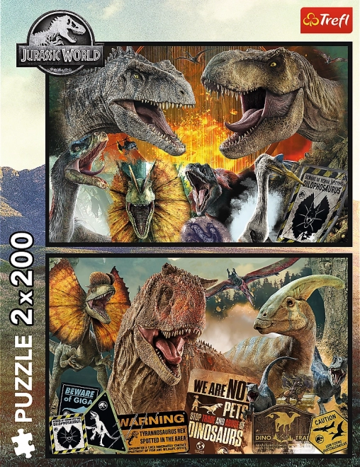 Prehistoric World Jurassic Park Puzzle Set