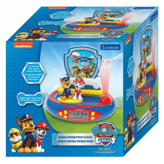 3D projector alarm clock Paw Patrol