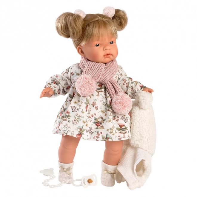 Realistic Baby Doll with Sounds and Soft Body - 38 cm