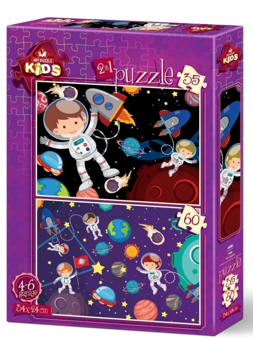 Space Adventure Puzzle Set