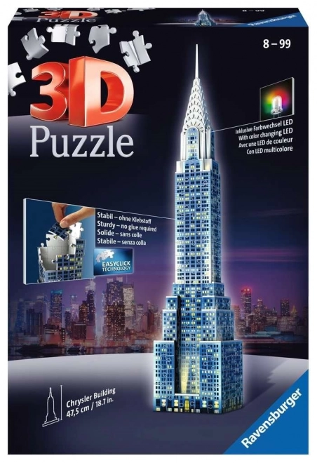 Ravensburger 3D Puzzle Night Edition Chrysler Building