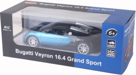 RC car Bugatti Veyron 1:14 red or blue