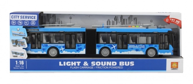 Realistic Trolleybus Toy with Light and Sound Effects