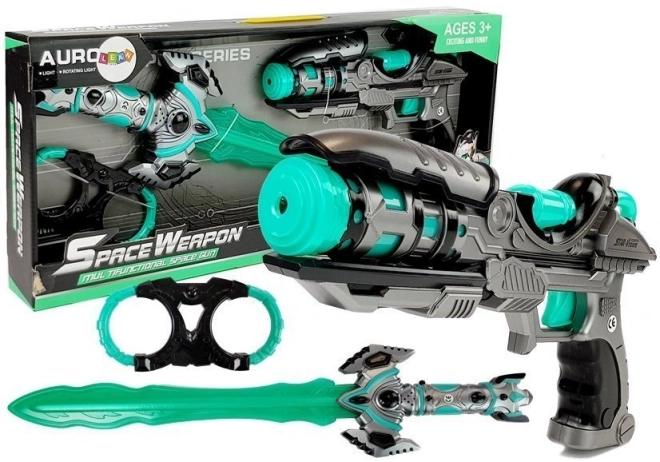 Laser Blaster and Space Sword Set