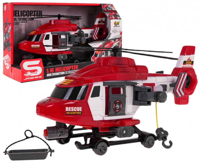 Rescue Helicopter Fire Brigade Toy