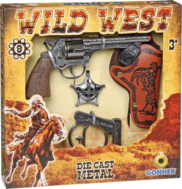 Medium Cowboy Set with Handcuffs