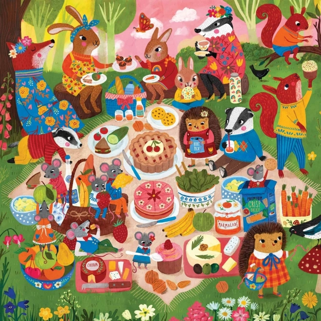 Mudpuppy Forest Picnic Puzzle 500 Pieces