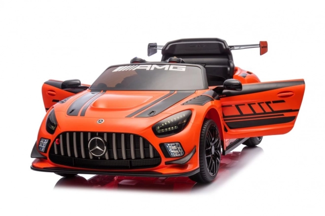 Mercedes AMG GT3 akkumulátoros kisautó - narancssárga