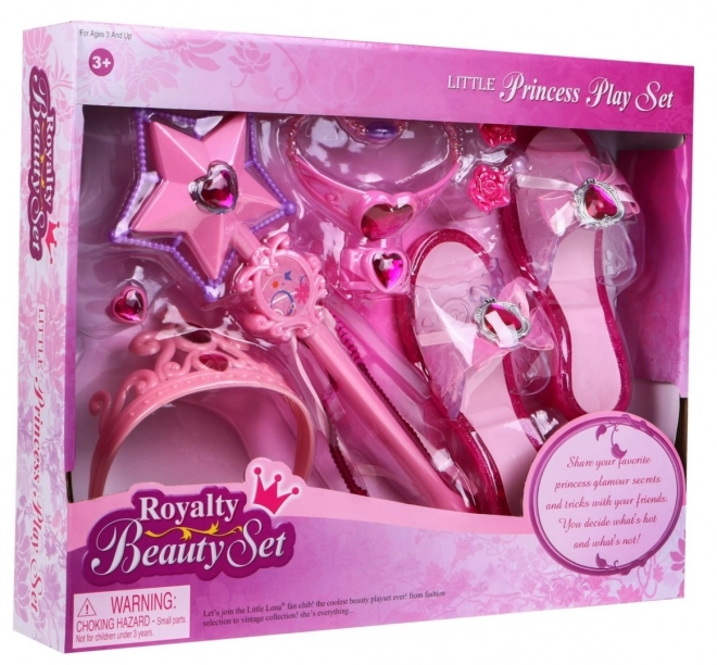 Princess Dress-Up Set for Girls 3+ with Interactive Features and Pink Accessories