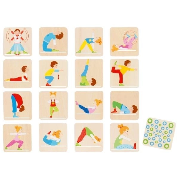 Wooden Memory Game Gymnastics by Goki