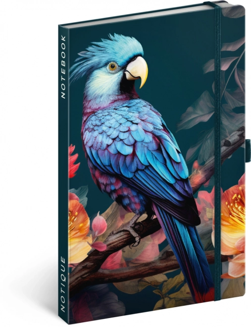 Notique Notebook Parrot Lined 13x21 cm