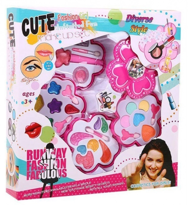 Makeup Kit in Pink Case for Girls Aged 3 and Up