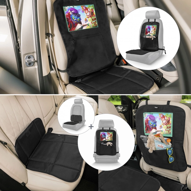 Seat Protector with Tablet Pocket