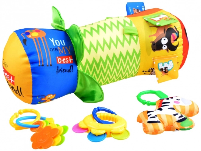 Colorful Baby Roll Pillow