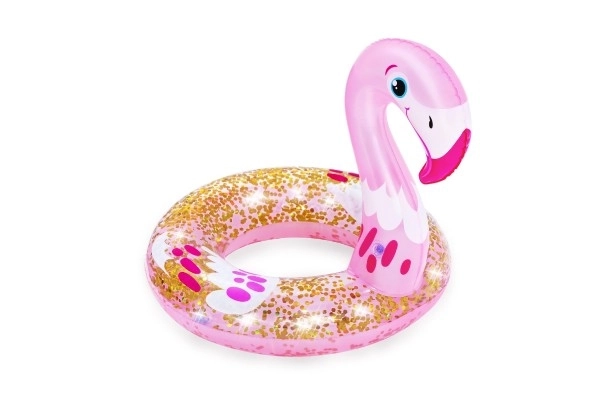 Bestway Inflatable Swan Swimming Ring with Glitter