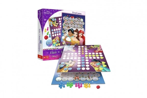 2-in-1 Board Game - Ludo / Snakes and Ladders, Disney Princesses