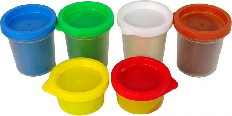 6 strålende farver i genlukkelige bægre