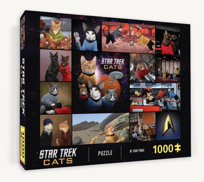 Star Trek macskás puzzle 1000 darabos