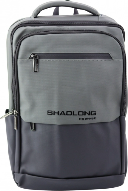 Urban Business Backpack with USB Black and Gray 16L