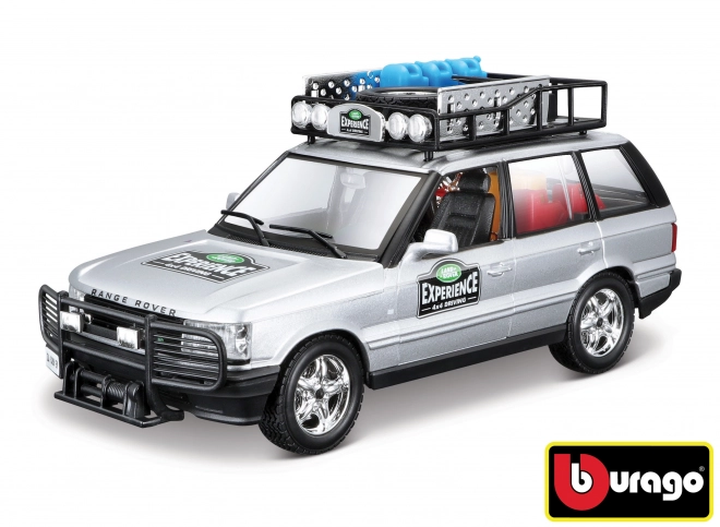 Bburago range rover silver model car