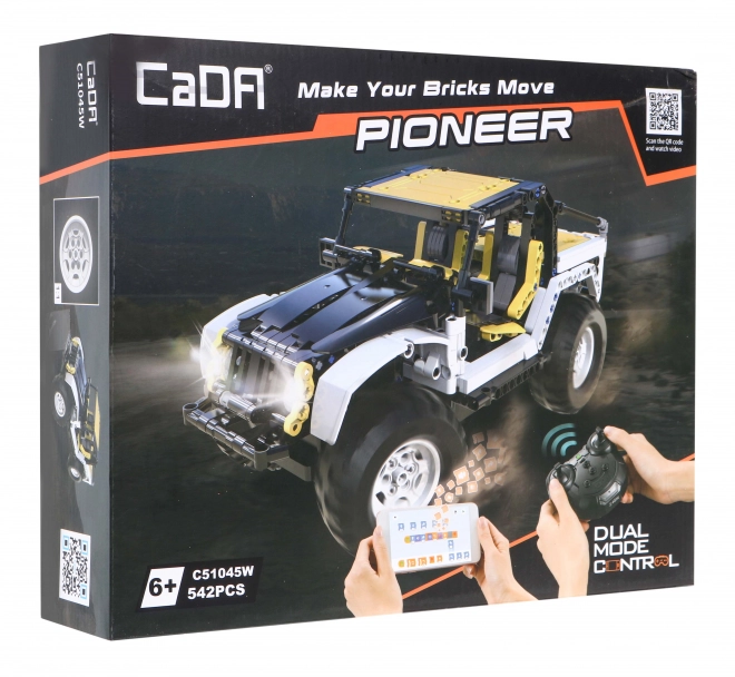 Technical Building Blocks Cada Remote Control Pioneer Off-Road Vehicle