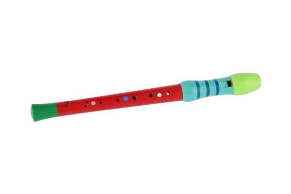 Painted Wooden Flute 33cm