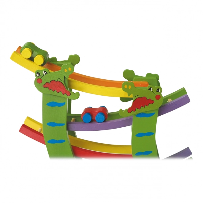 Small Foot Wooden Crocodile Race Track