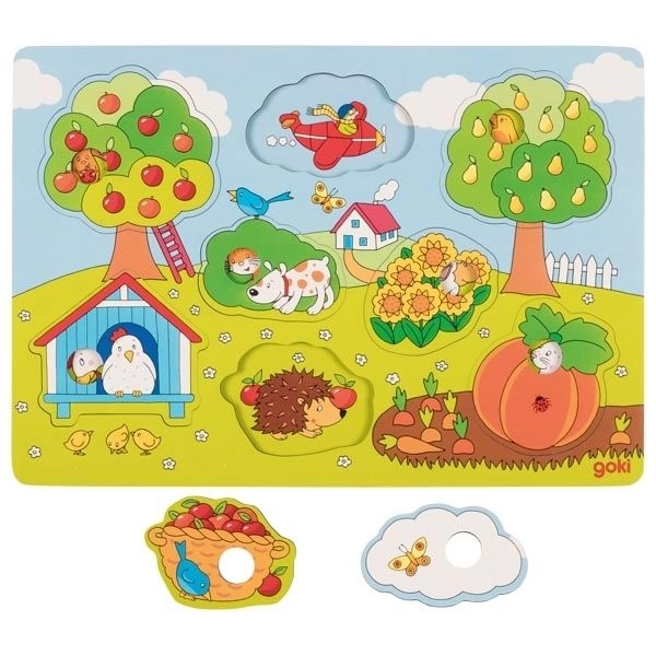 Wooden Garden Insert Puzzle