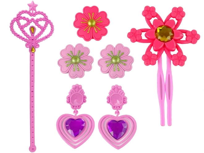 Princess Pink Beauty Set with Slippers and Accessories