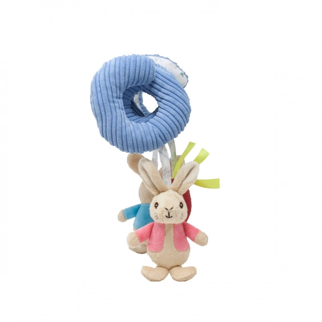 Rainbow Spiral Rattle Flopsy Bunny Activity Toy