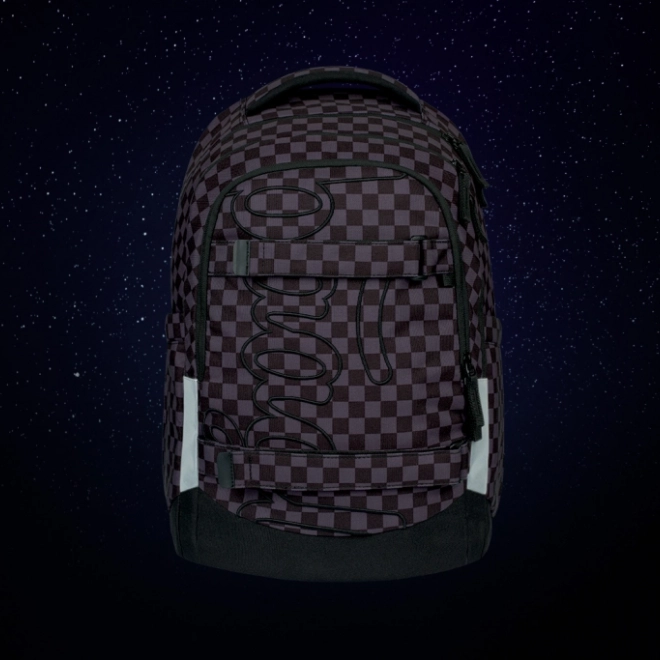 Set di articoli scolastici BAAGL Skate Max grigio: zaino, astuccio e sacchetto