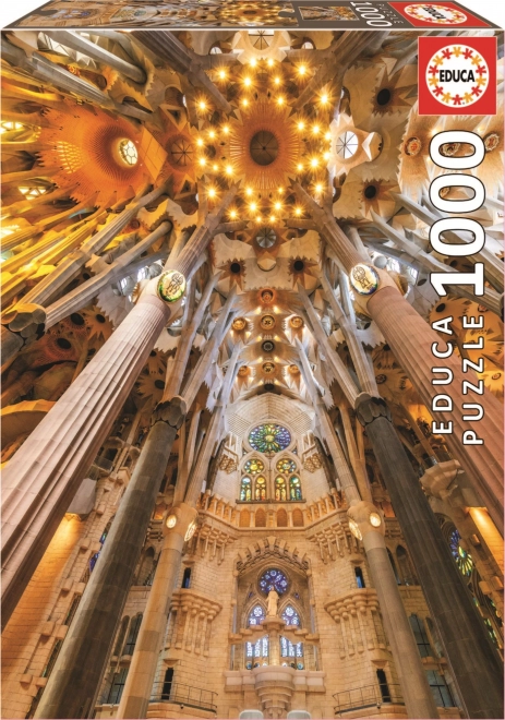 Educa Puzzle Sagrada Familia Innenansicht
