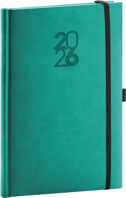 Notique Aprint Top 2026 heti határidőnapló türkiz 15 x 21 cm