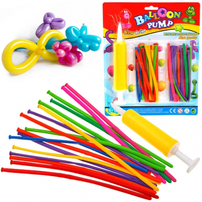 Long Balloons for Modeling with Pump