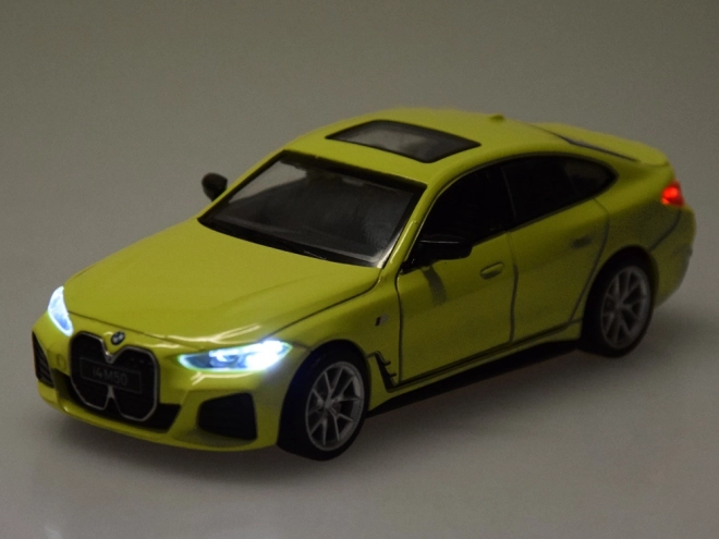 Metal Toy Car BMW i4 M50 Electric