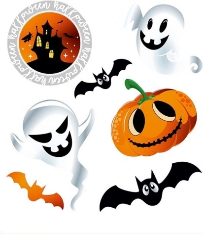 Veselé halloweenské motivy