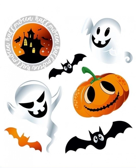 Halloween Ghost Iron-On Patches Small Sheet