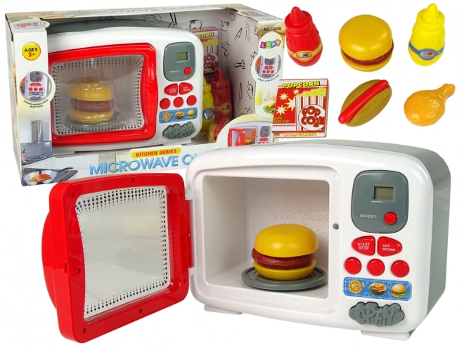 Realistic Kids Microwave Play Set