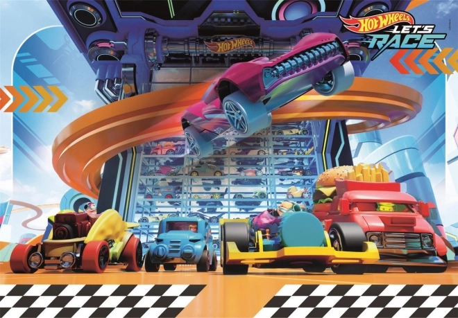 Clementoni Hot Wheels 104-Piece Puzzle