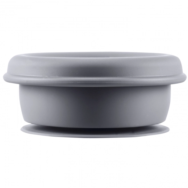 Silicone Suction Snack Bowl Dove Grey