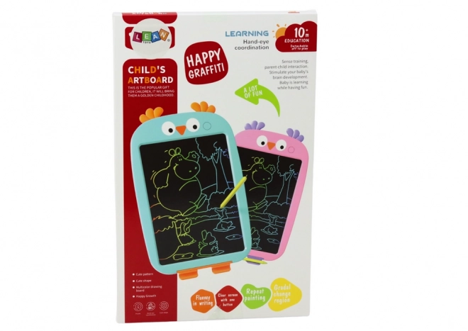 Drawing Graphic Tablet for Kids Pink with Bird Motif