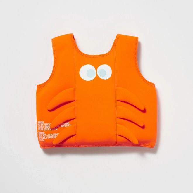 Sunnylife swimming vest Sonny the Sea Creature neon orange