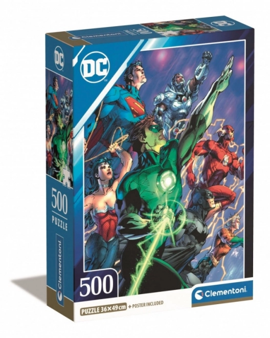 Compact Justice League Puzzle 500